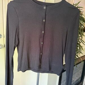 Madewell Black Button-Down Women's Top